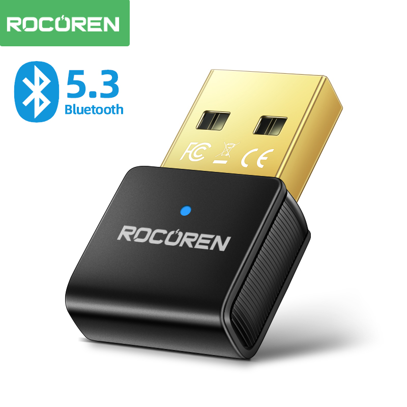Mini Wireless Mouse - ROCOREN-USB محول بلوتوث صغير للكمبيوتر ،