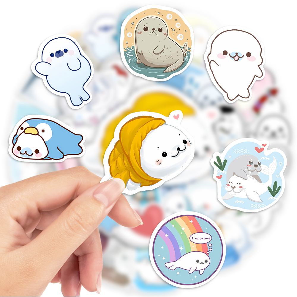 Laptop Accessories Kids - 10/25/50 قطعة Kawaii لطيف الكرتون الأختام