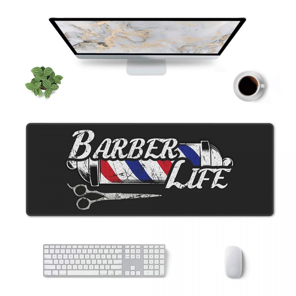 Laptop Accessories Shop - بساط فأرة كبير، لافتة لمحل حلاقة،