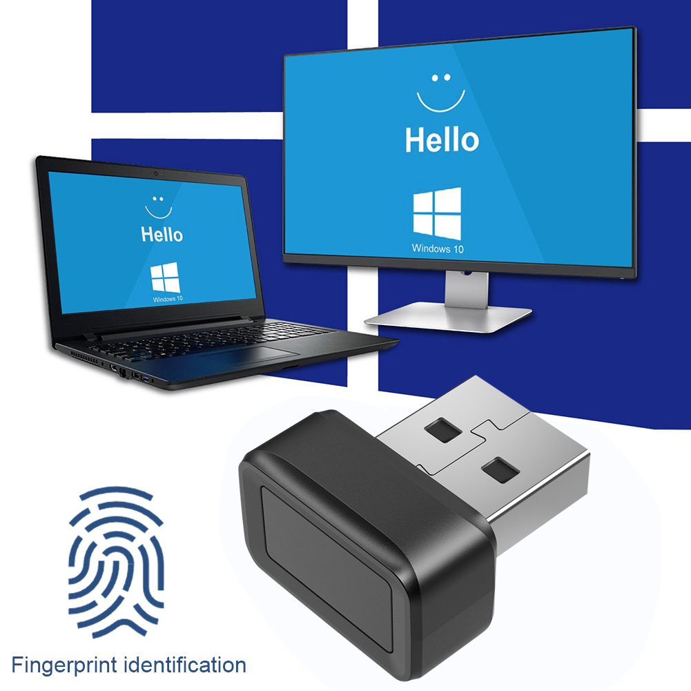 Fingerprint Reader Usb - قارئ مفاتيح بصمة الإصبع USB ،