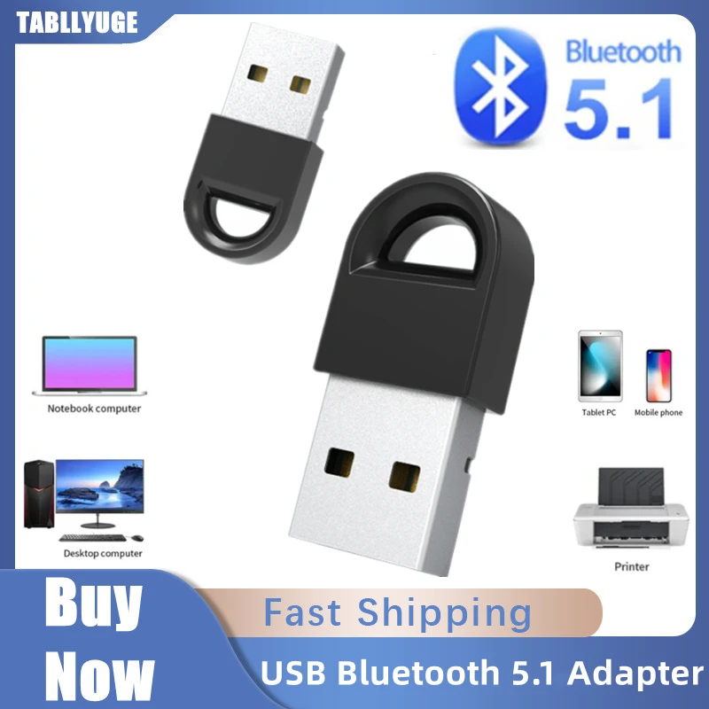 Mini Wireless Mouse - USB بلوتوث 5.1 محول USB بلوتوث
