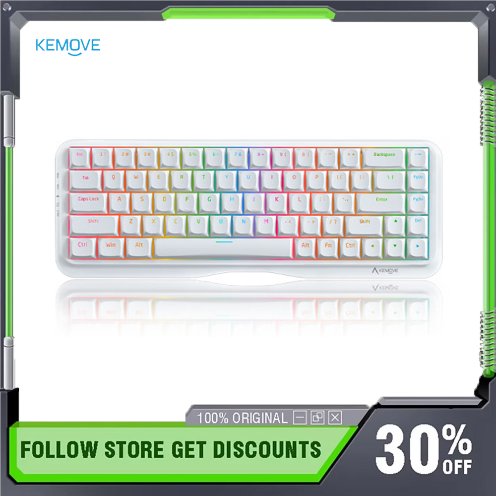 Laptop Accessories Design - KEMOVE K68SE لوحة مفاتيح ميكانيكية سلكية